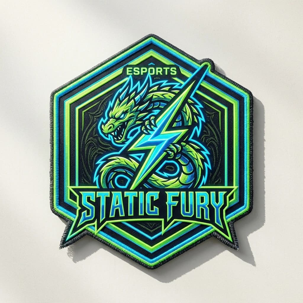 Esports team crest patch