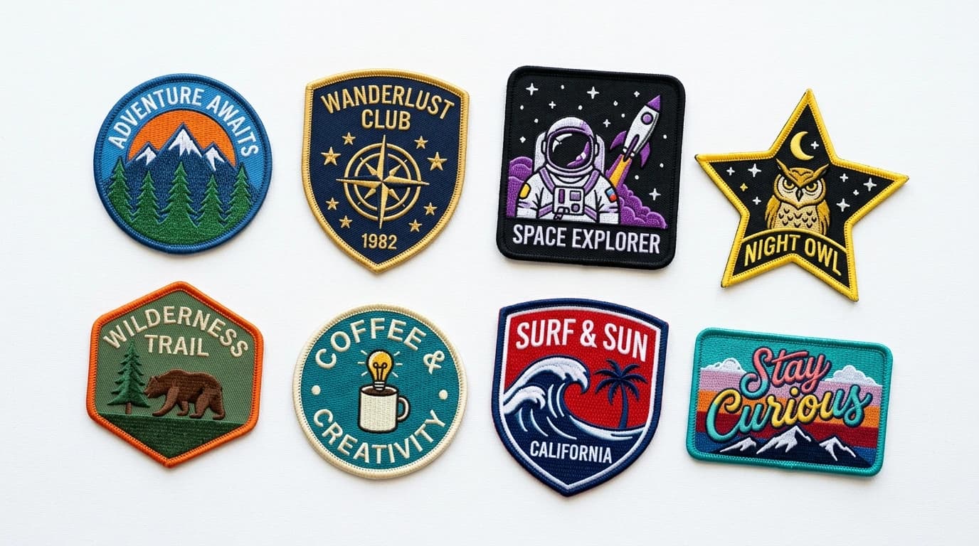 Collection of custom brand patches