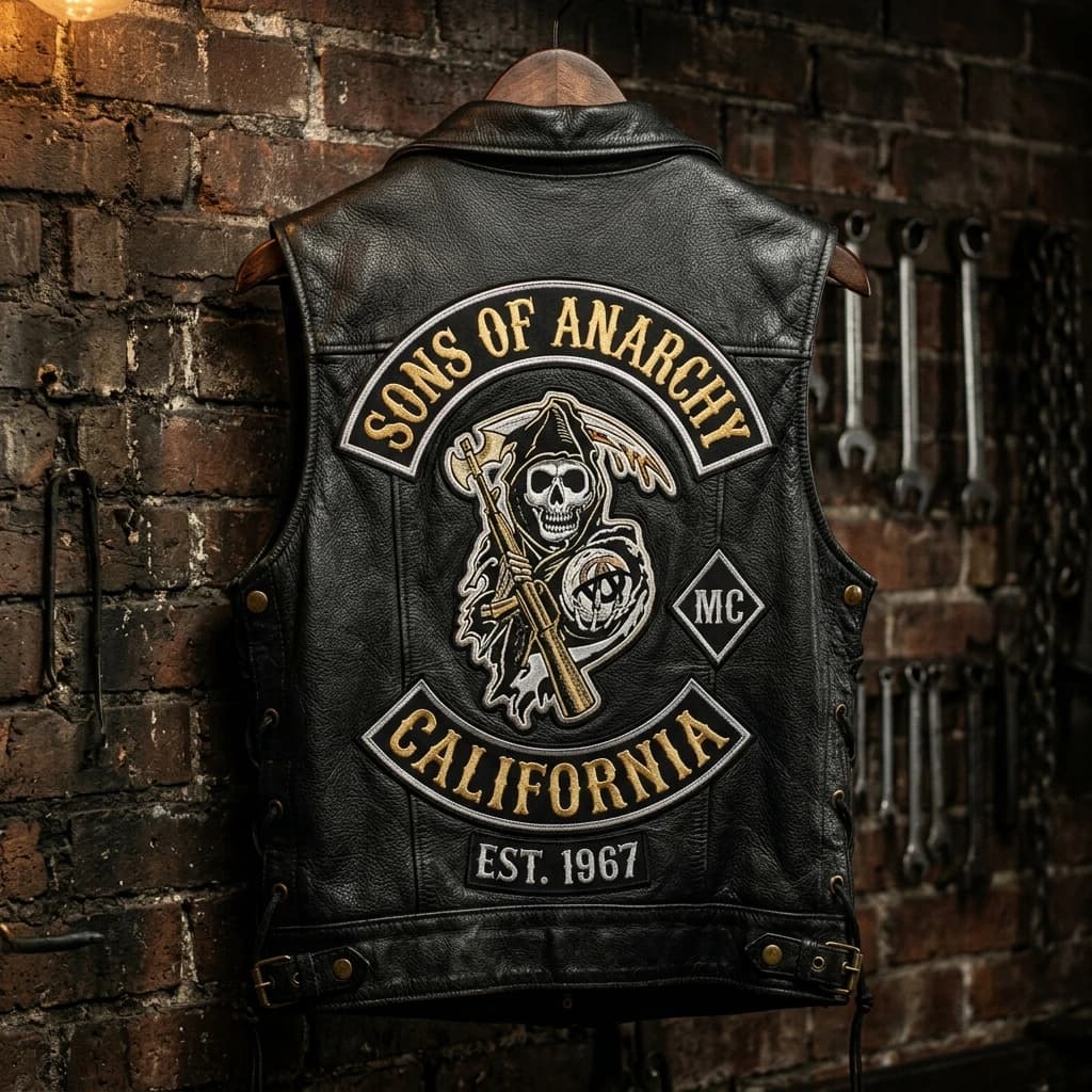 Motorcycle custom patches