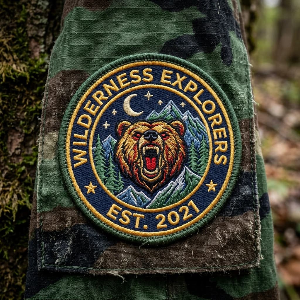 Bulk embroidered patches